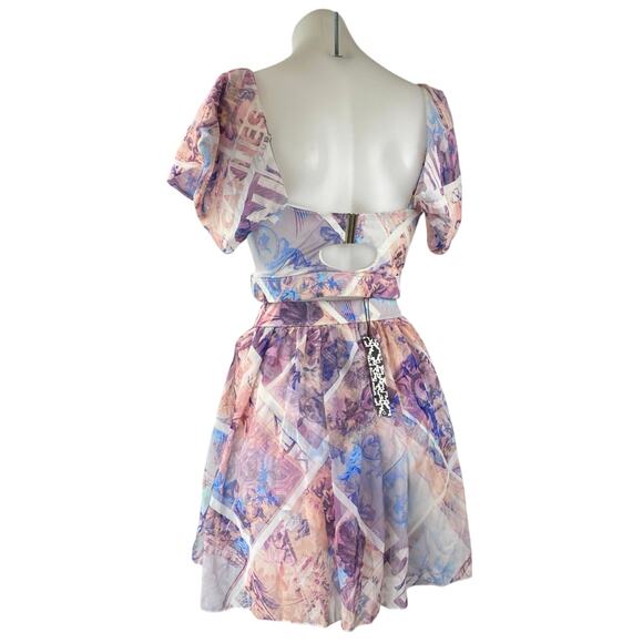 NEW ASOS Luxe Multicolor Short Sleeve - Picture 3 of 7